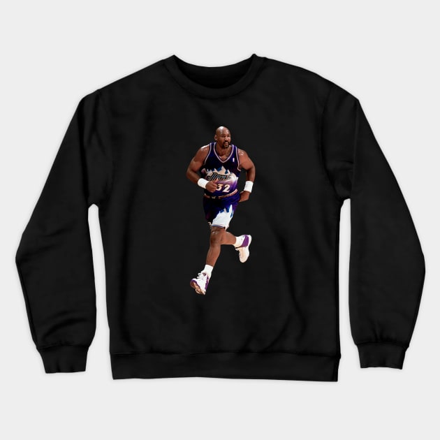 Karl Malone Run Crewneck Sweatshirt by TheSIZE